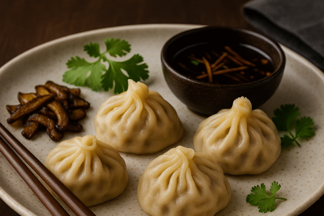 Dumpling aux champignons sauvage Bolet
