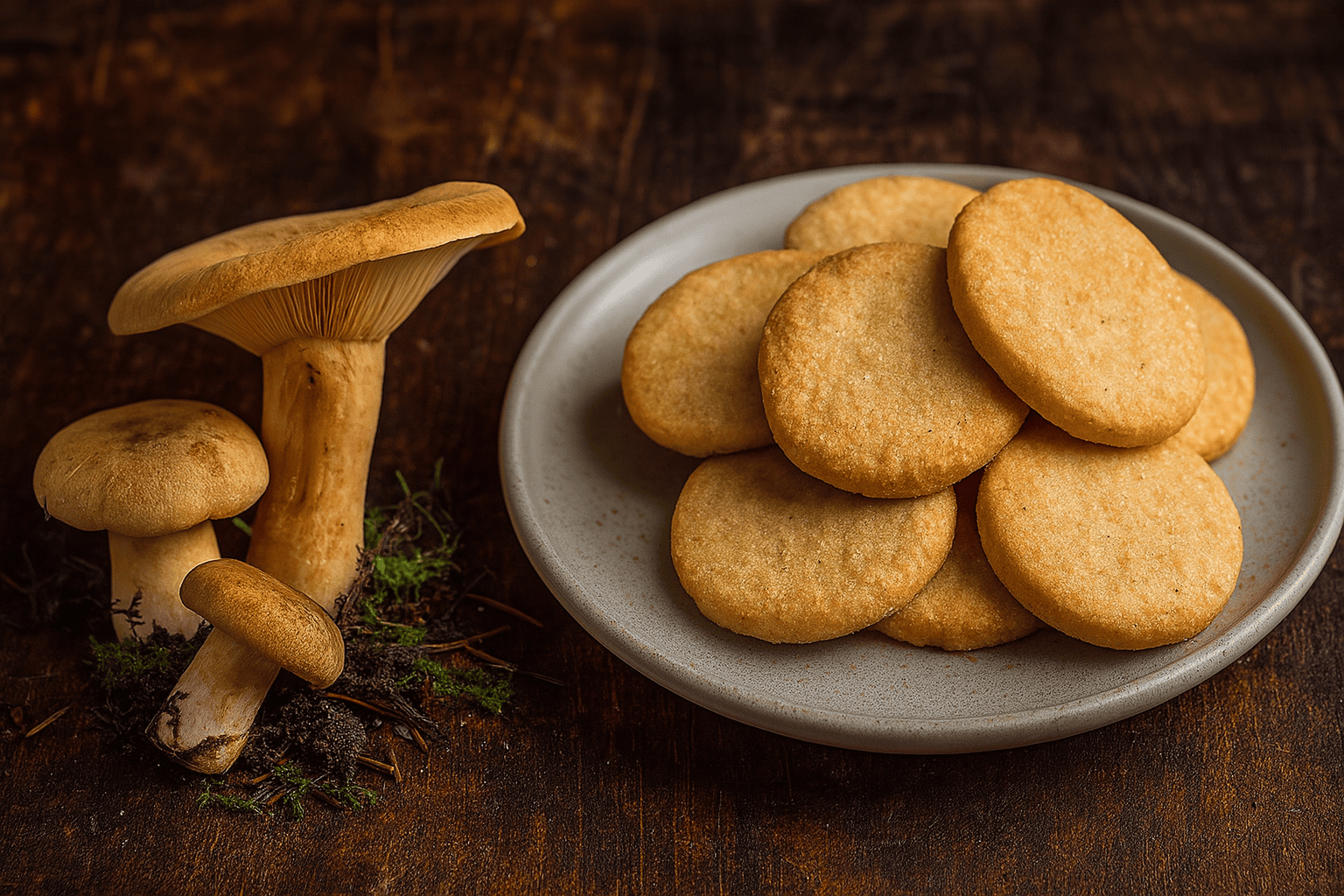 Recette de dessert à base de champignon de lactaire à odeur d'érable